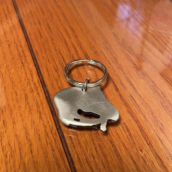 Vintage Pewter Horse Head Keychain - Picture 3 of 5